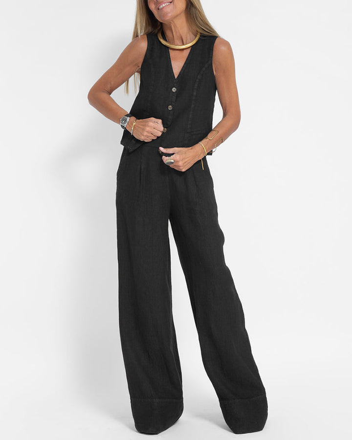 Women's Casual Two-Piece Set | Lightweight and Breathable | Perfect for Summer Outings and Relaxation