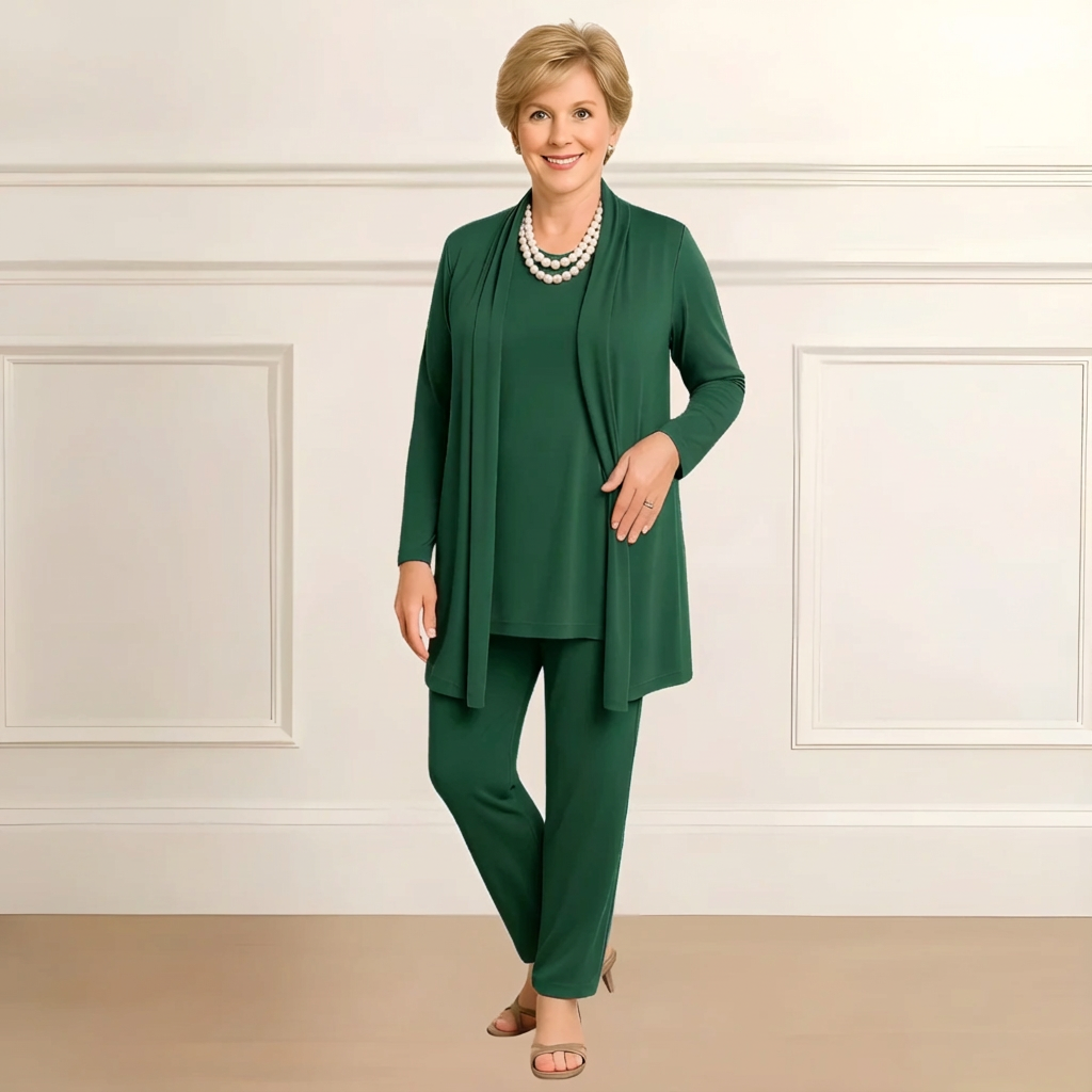 Cardigan and Pants Set | Cozy and Versatile | Perfect for Layering | Soft Knit Fabric