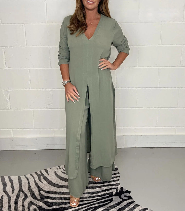 Women's Lassig Two-Piece Set | Long Top and Pants