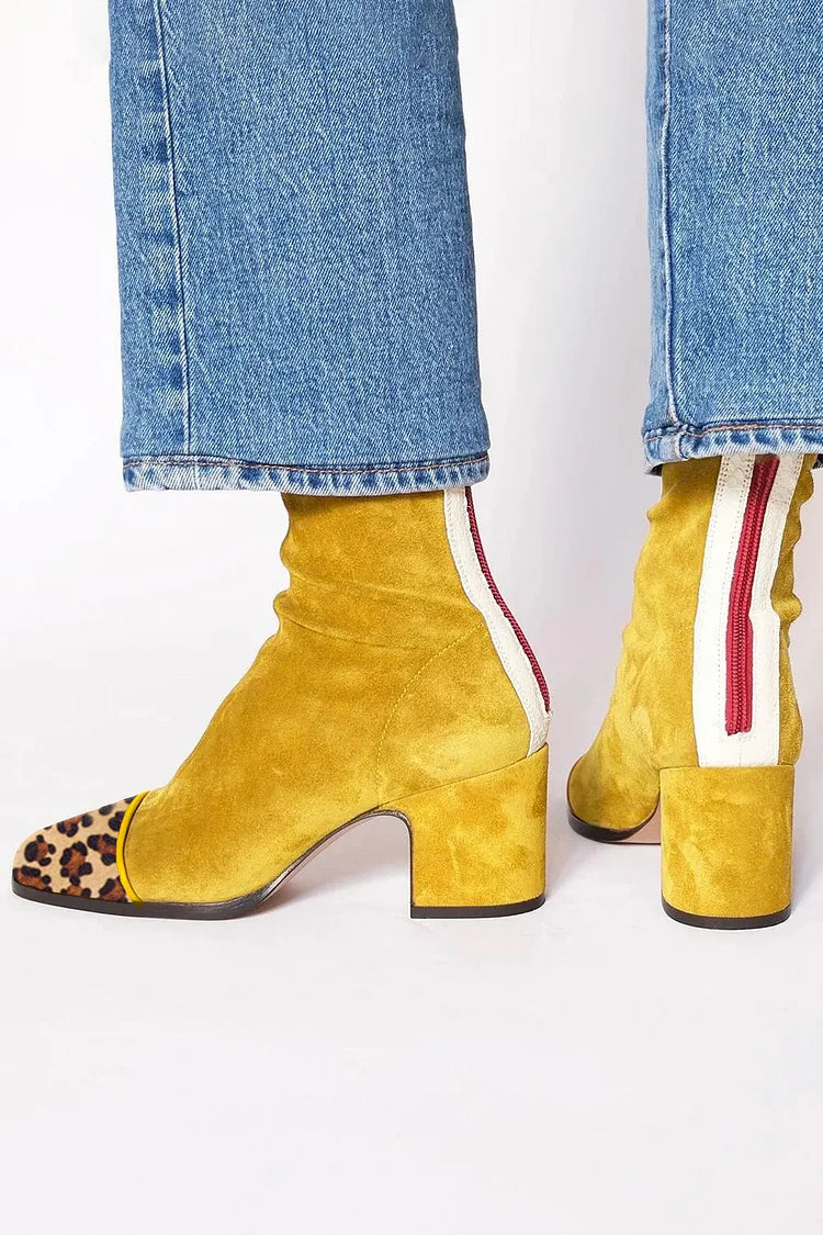 Mid-Heel Ankle Boot | Sporty Design | Comfortable Fit | Versatile Style for Everyday Wear