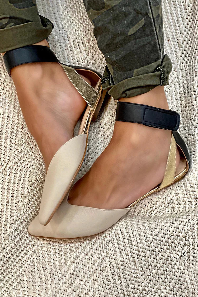 Two-Tone Flats | Sleek Modern Design | Comfortable Everyday Wear | Versatile Casual Style
