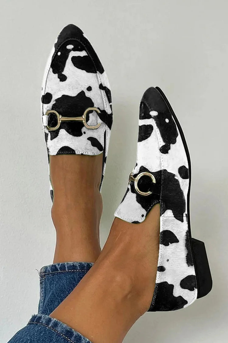 Printed Loafer | Buckle Detail | Comfortable All-Day Wear | Classic Style