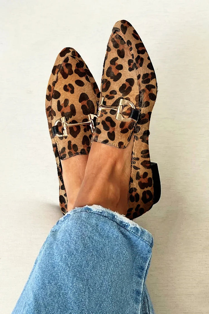 Loafer | Metallic Accent | Comfortable Everyday Wear | Classic Leather Style