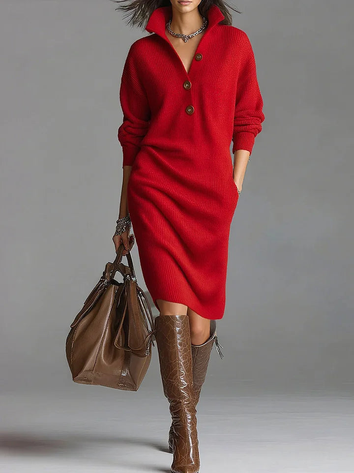 Sweater Dress | Chic Design | Perfect for Any Occasion | Soft Knit Fabric