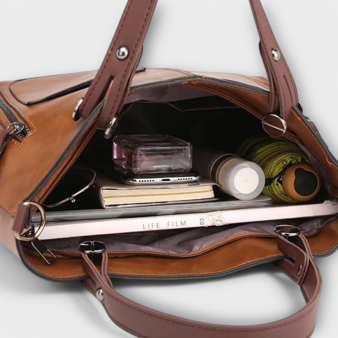 Leather Bag | Elegant Design | Versatile for Any Occasion | Premium Quality Material