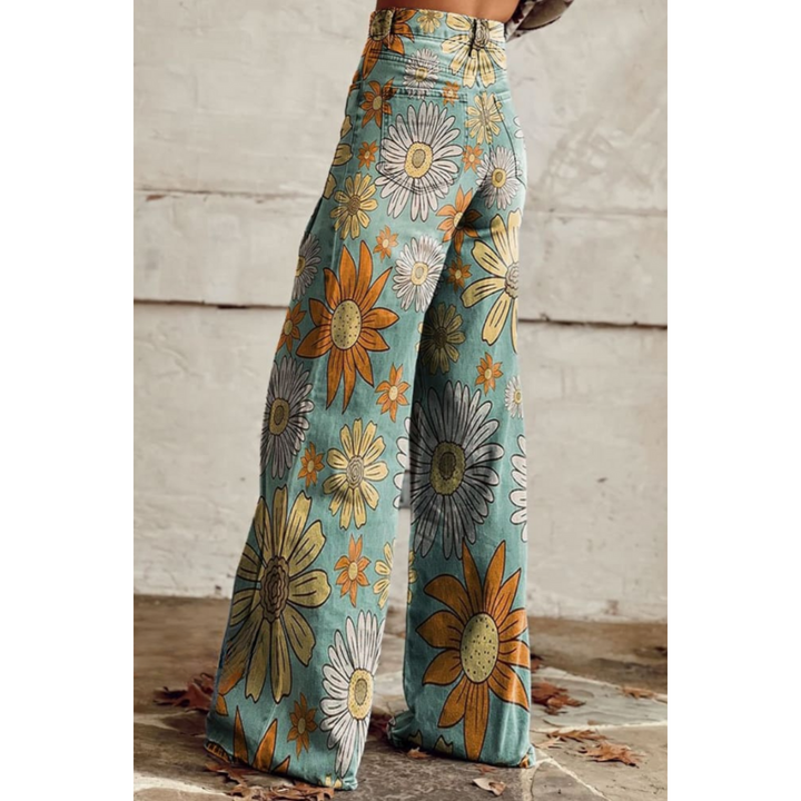 Women's pants | High waist | Wide leg | Flowing look