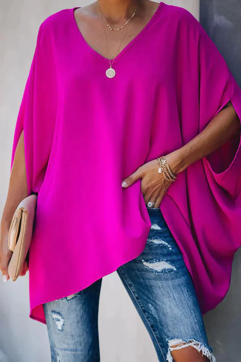 Loose Women's Blouse | Elegant Summer Design | Breathable and Comfortable | Perfect for Warm Weather