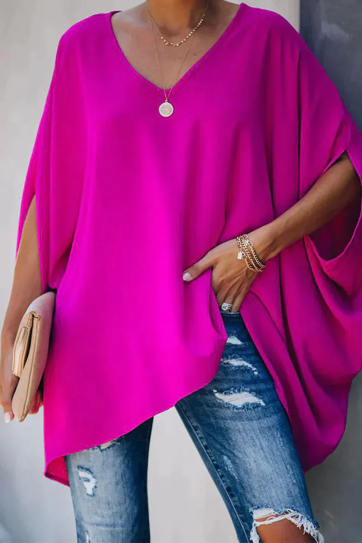 Loose Women's Blouse | Elegant Summer Design | Breathable and Comfortable | Perfect for Warm Weather
