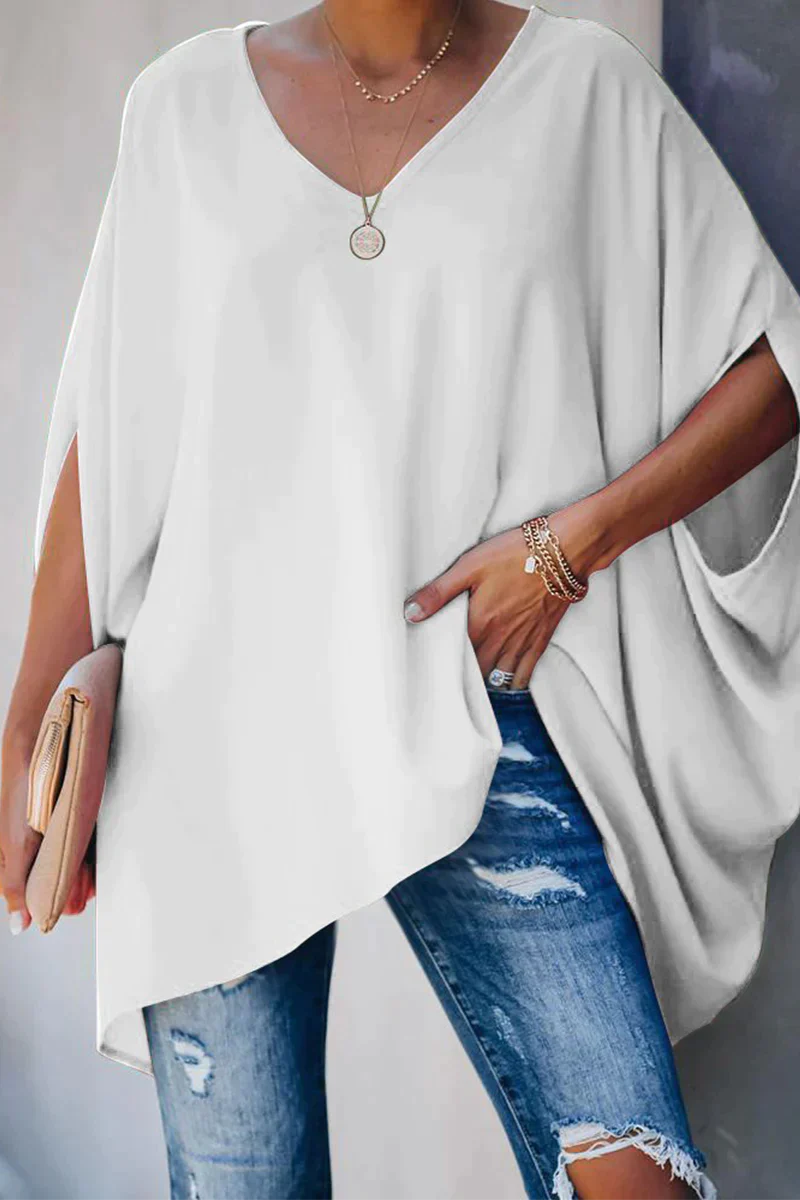 Loose Women's Blouse | Elegant Summer Design | Breathable and Comfortable | Perfect for Warm Weather