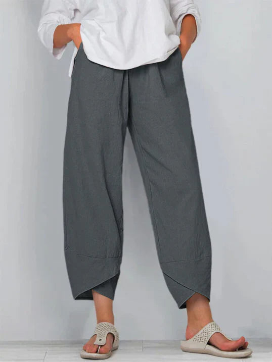 Women's Summer Pants | Cropped Design | Lightweight Comfort | Perfect for Casual Outings