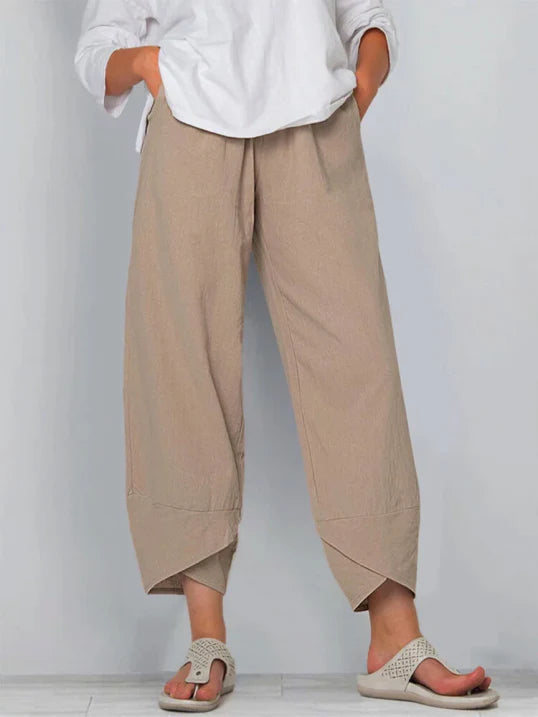 Women's Summer Pants | Cropped Leg | Airy Fit | Casual Look