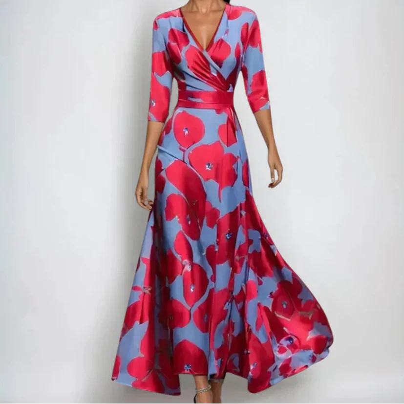 Wrap Dress | Flattering Fit | Perfect for Any Occasion | Lightweight Fabric