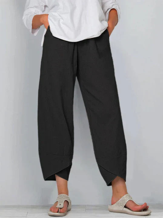 Women's Summer Pants | Cropped Design | Lightweight Comfort | Perfect for Casual Outings