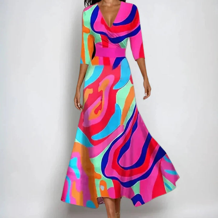 Wrap Dress | Flattering Fit | Perfect for Any Occasion | Lightweight Fabric