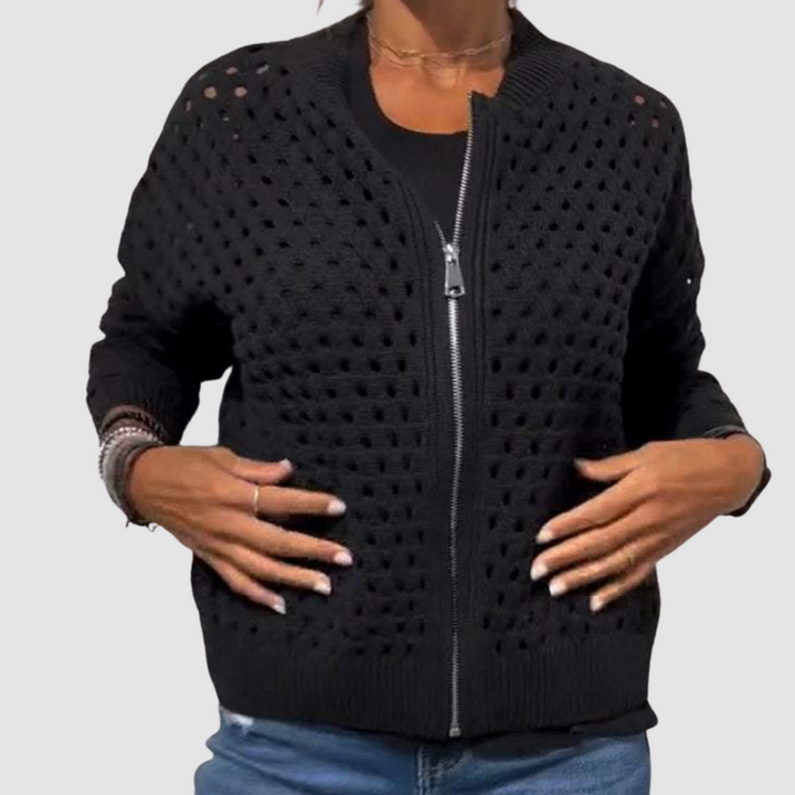 Elodie | Elegant Zip-Front Jacket