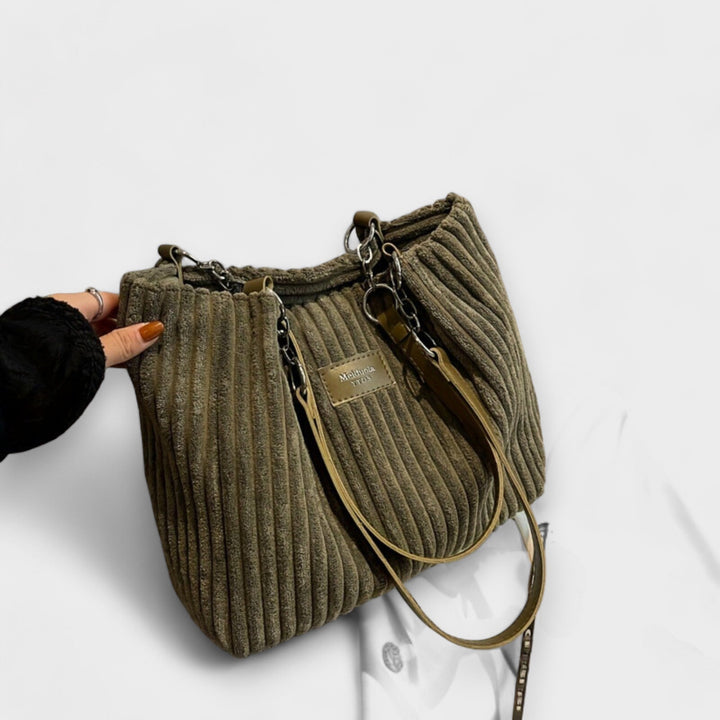 Cord Shoulder Bag | Soft and Comfortable Design | Perfect for Everyday Use | Versatile and Chic Style