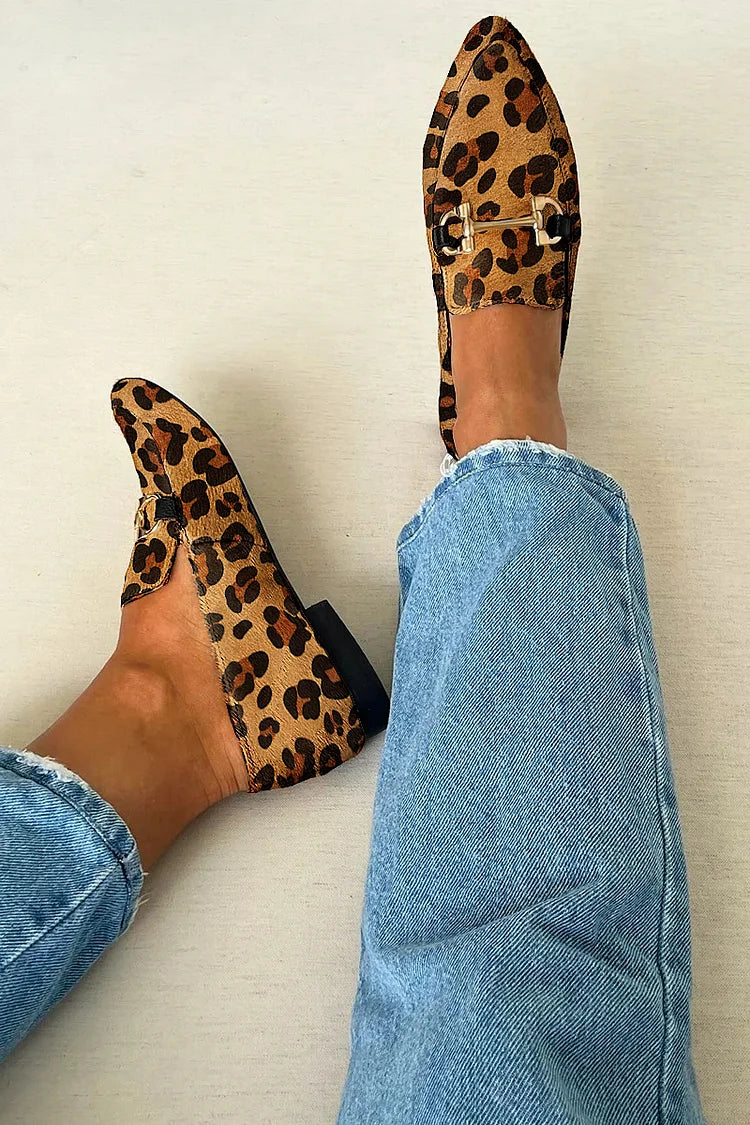 Loafer Shoes | Eye-Catching Metallic Detail | Comfortable Everyday Wear | Classic Leather Style