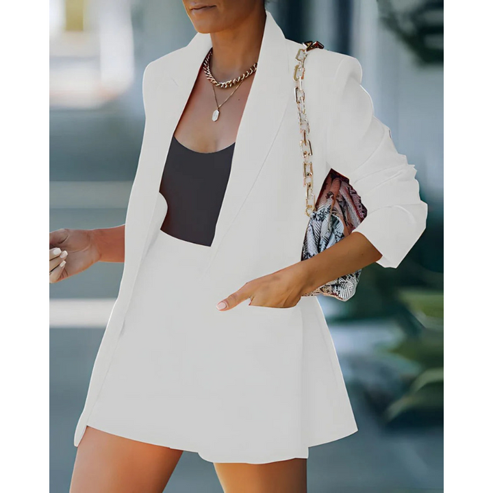 Stylish two-piece blazer set for women | Casual