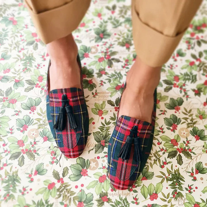 Loafers | Fringe Detail | Classic Scottish Style | Suede Leather