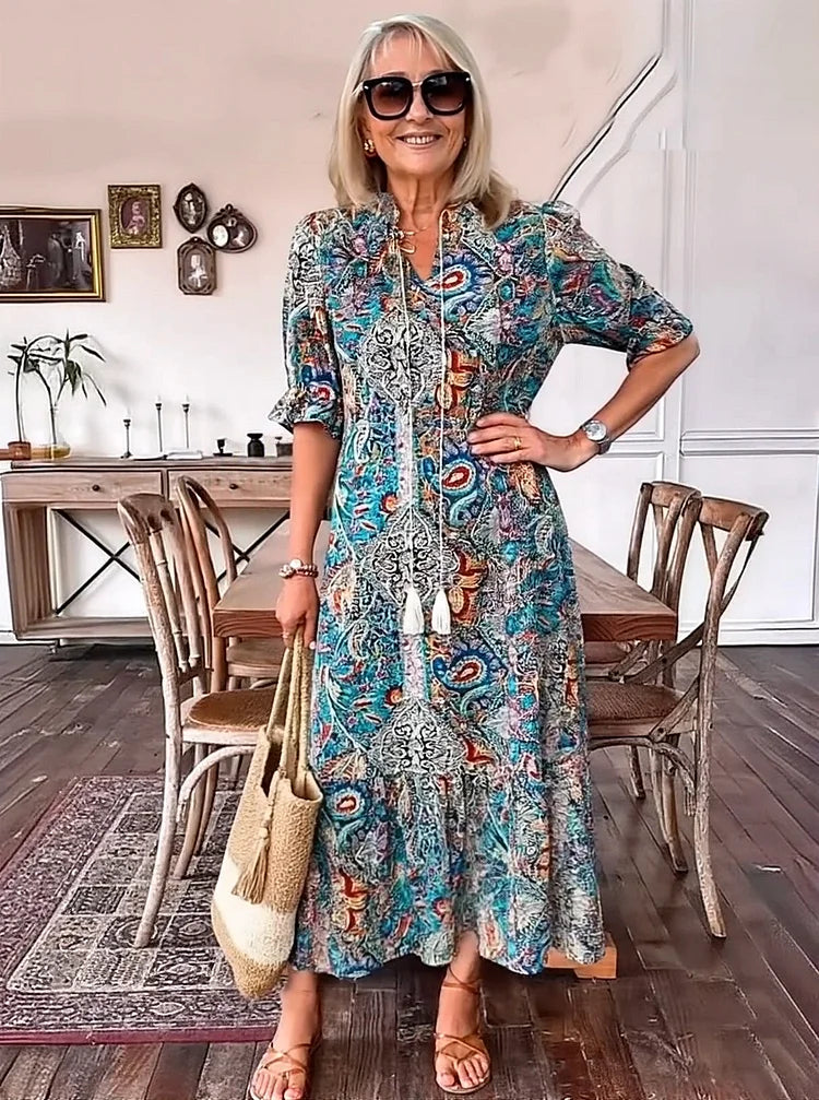 Maxi Dress | Flattering Silhouette | Perfect for Any Occasion | Lightweight Fabric