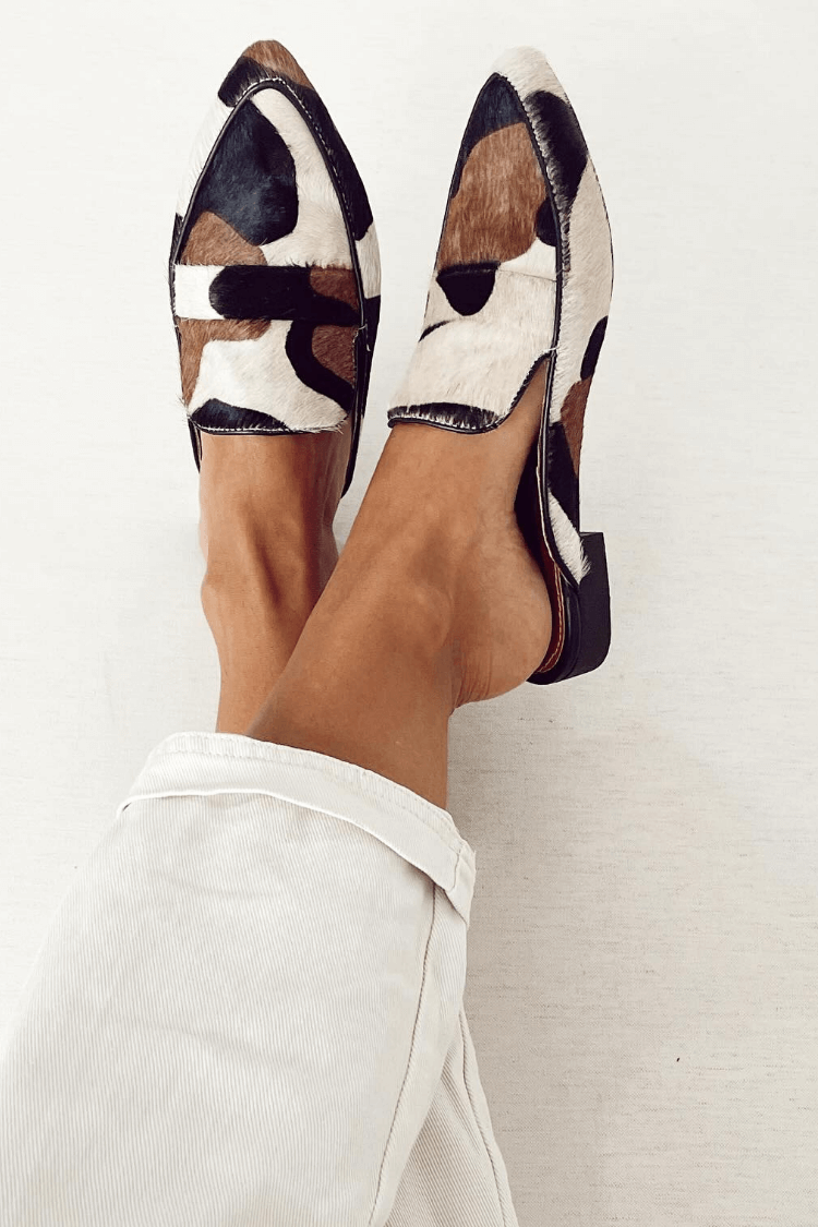 Loafer | Abstract Pattern Design | Comfortable and Versatile | Classic Casual Footwear