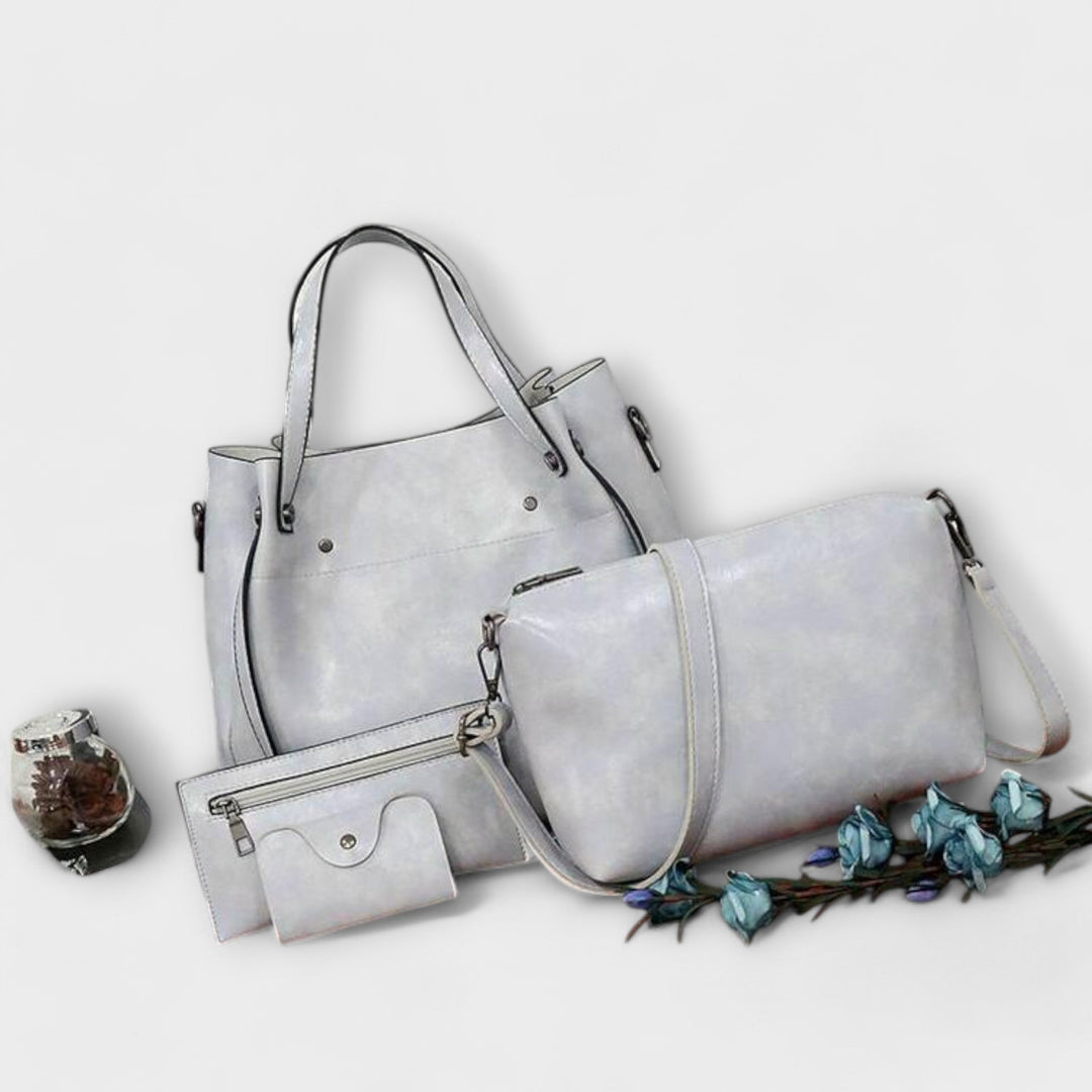 Vintage Bag Set | 4-Piece Collection | Timeless Design for Everyday Use | Durable Fabric