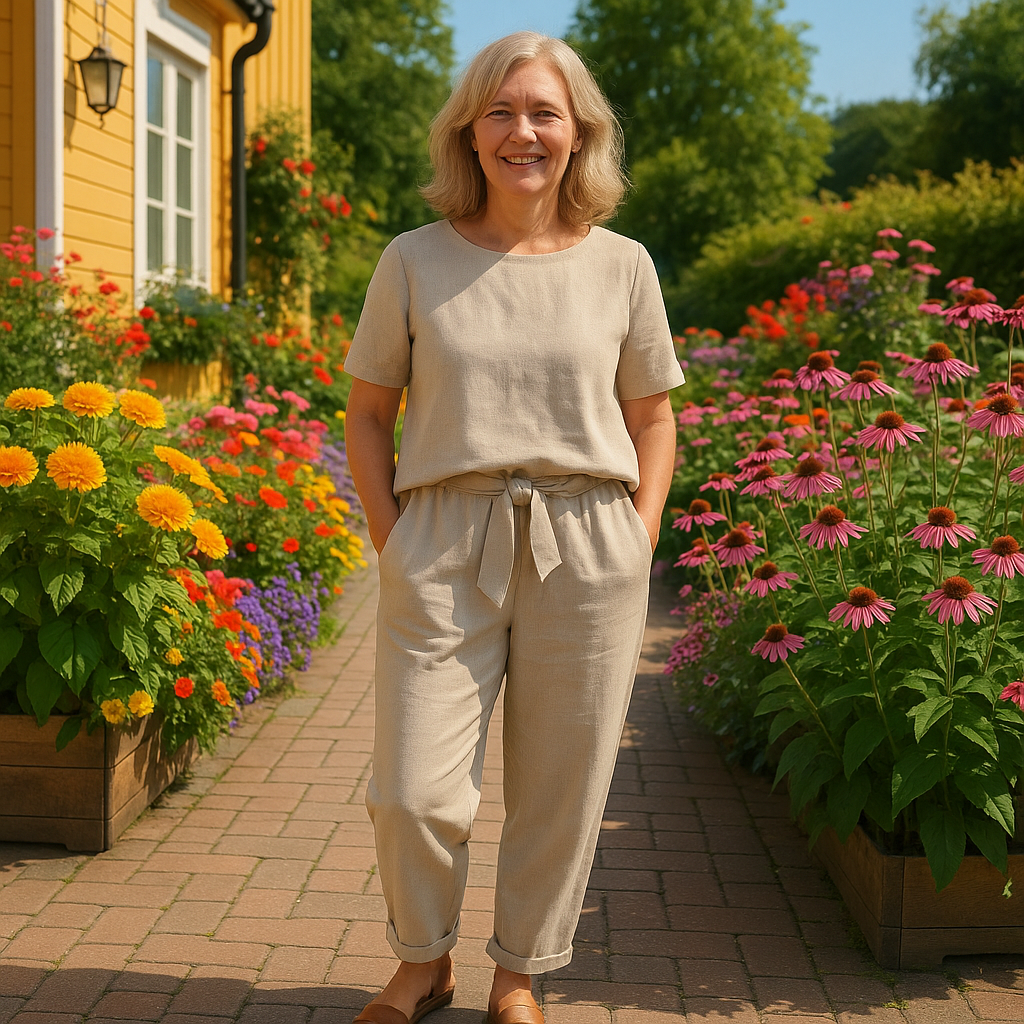 Women’s Summer 2-Piece Set | Elegant Design | Perfect for Warm Weather | Lightweight and Comfortable