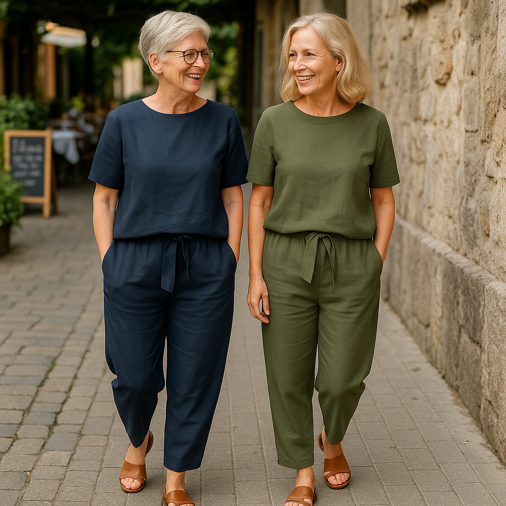 Women’s Summer 2-Piece Set | Elegant Design | Perfect for Warm Weather | Lightweight and Comfortable