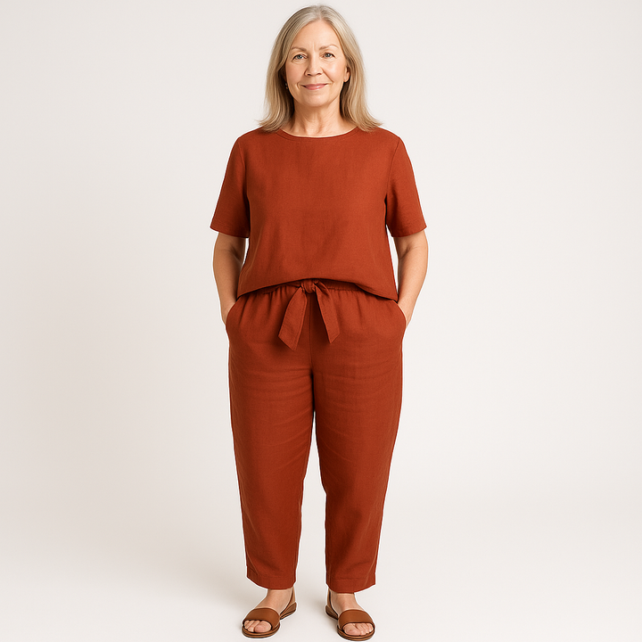 Women’s Summer 2-Piece Set | Elegant Design | Perfect for Warm Weather | Lightweight and Comfortable