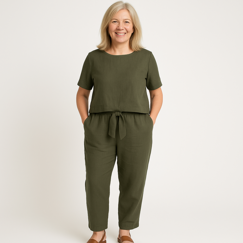 Women’s Summer 2-Piece Set | Elegant Design | Perfect for Warm Weather | Lightweight and Comfortable