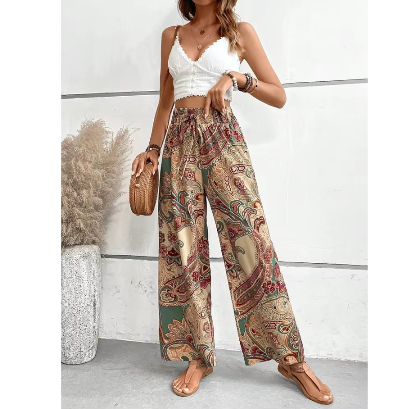 Women's Pants | Boho Style | Wide Leg | Airy Look
