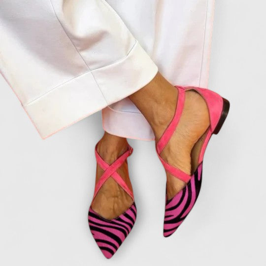 Ballerina Flats | Elegant Design with Straps | Comfortable All-Day Wear | Classic Style