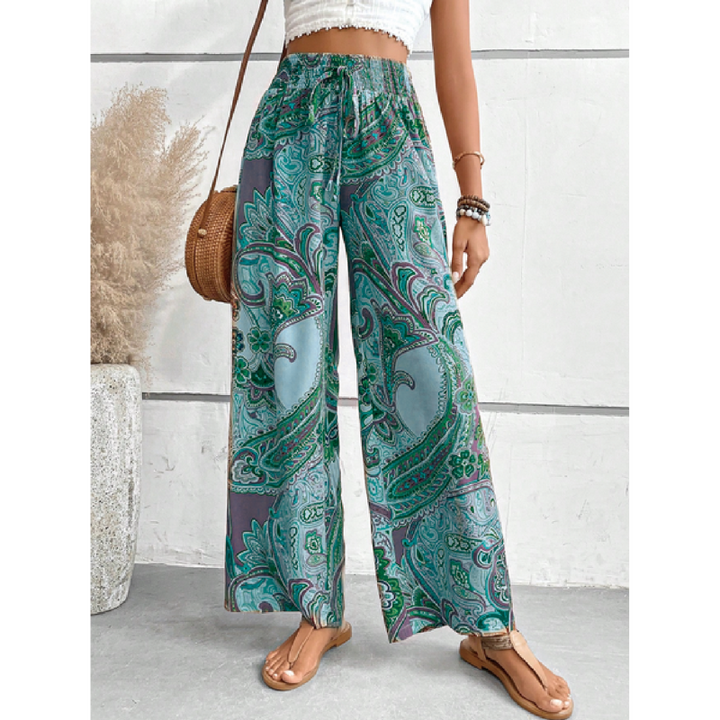 Wide Leg Women's Pants | Boho Chic Design | Lightweight and Airy Comfort | Perfect for Casual Outings