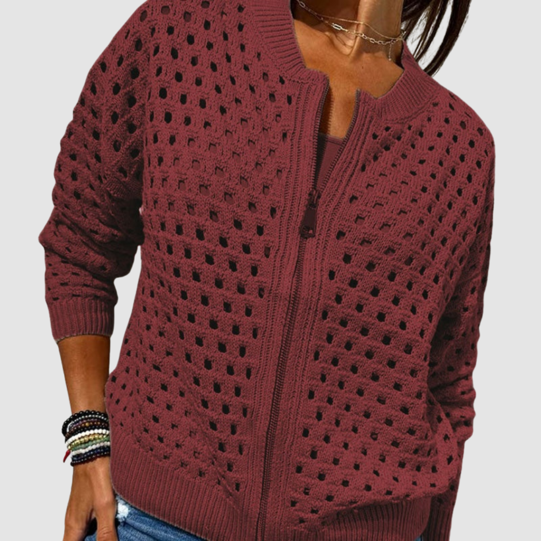 Elodie | Elegant Zip-Front Jacket