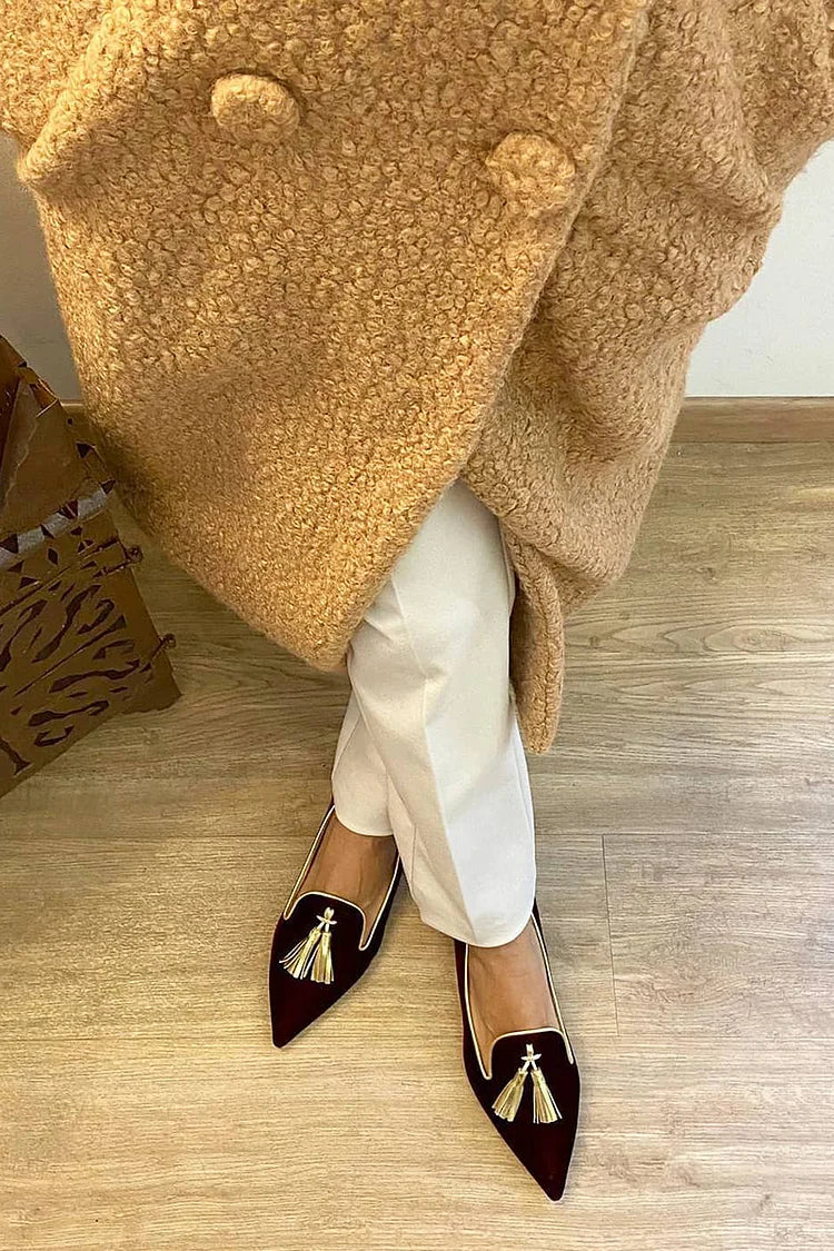 Loafer Shoes | Elegant Tassels | Comfortable Fit | Classic Leather Style