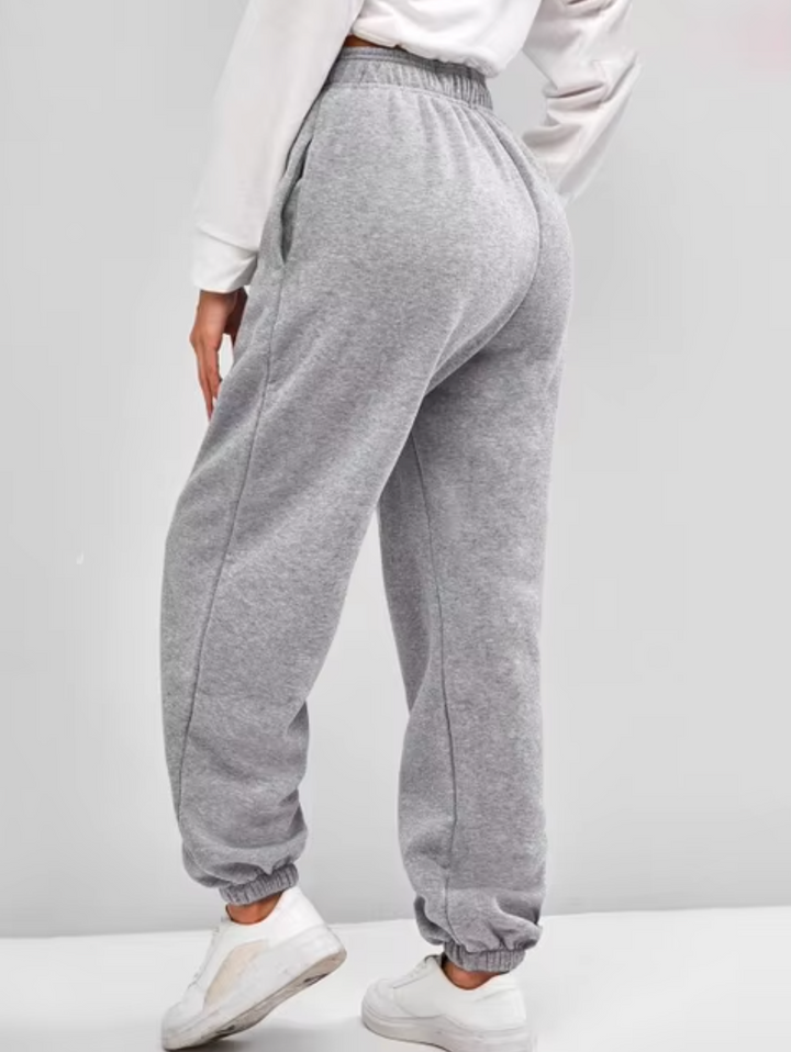 Jogging Pants for Women | High Waist Design | Comfortable Fit for Active Lifestyle | Soft Cotton Blend