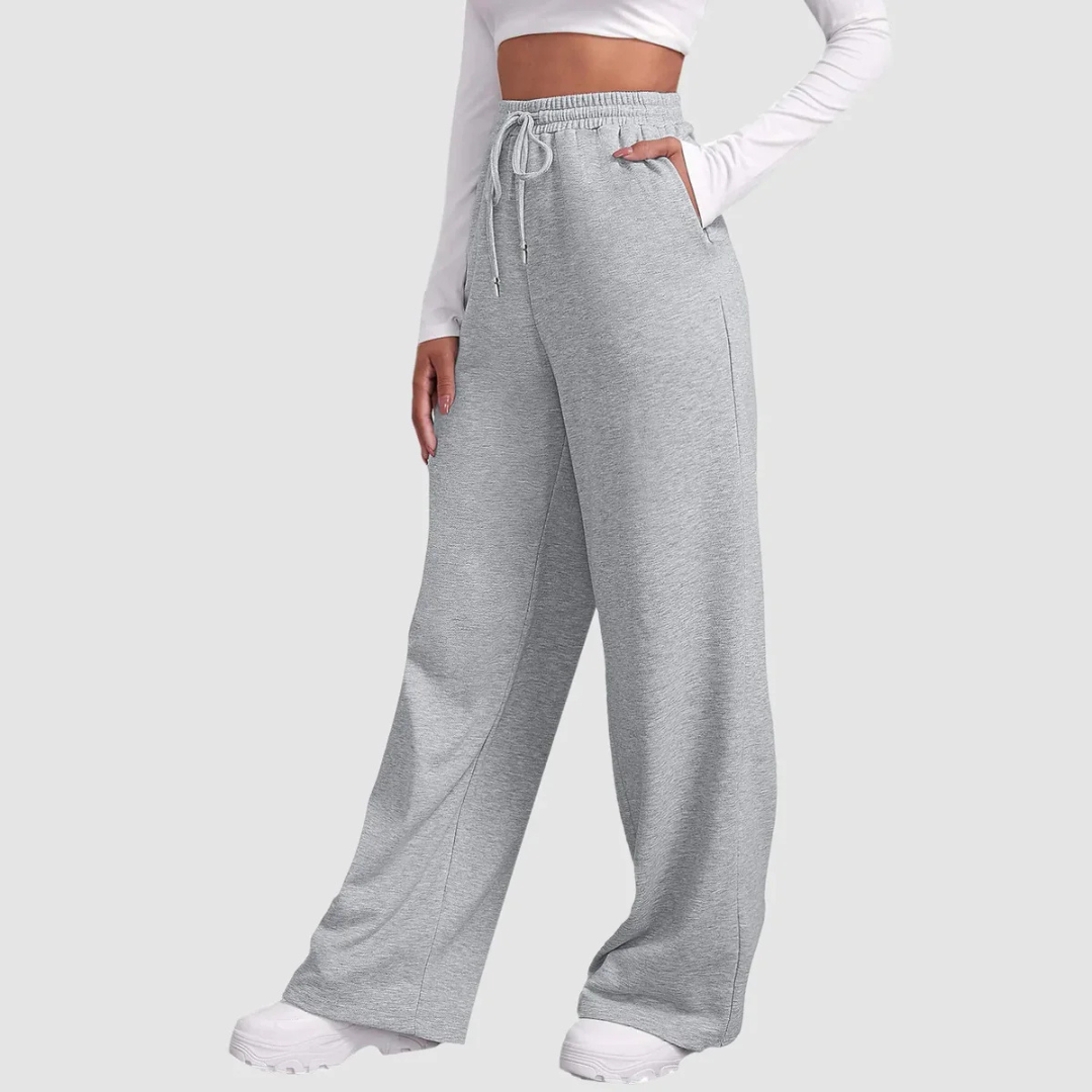 Women's Wide Leg High Waisted Jogger Pants | Loose Fit