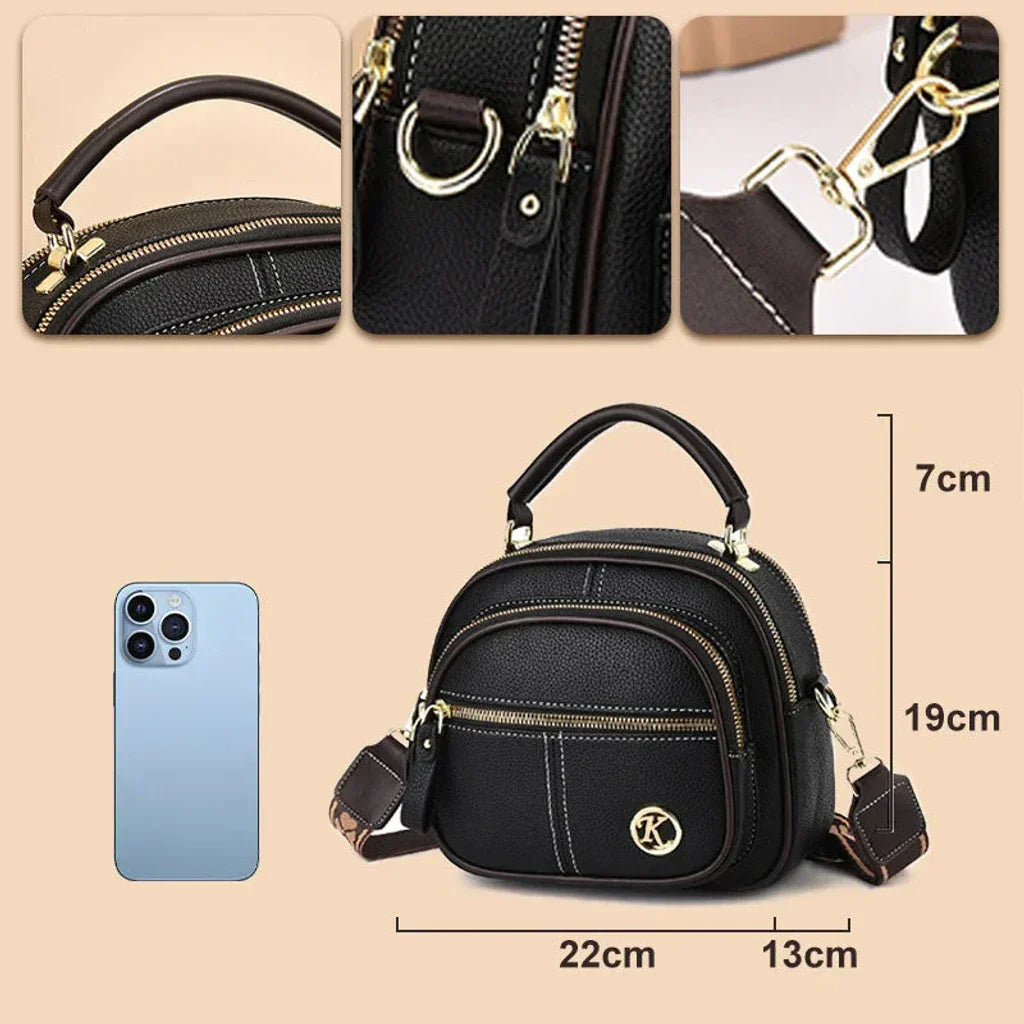 Mini Crossbody Shoulder Bag | Compact Design | Versatile for Day or Night | Durable Fabric