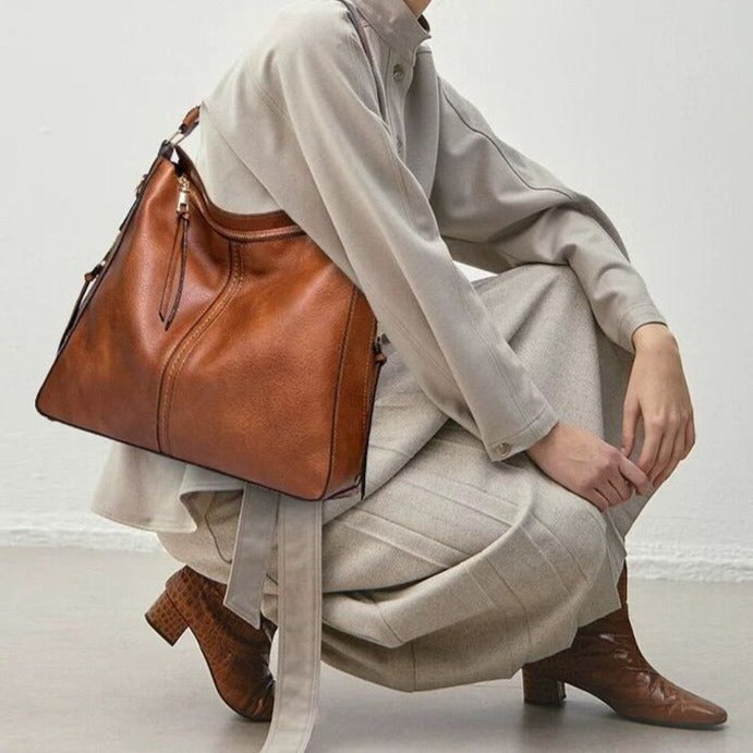 Leather Tote Bag | Spacious Design | Perfect for Work or Travel | Durable and Elegant
