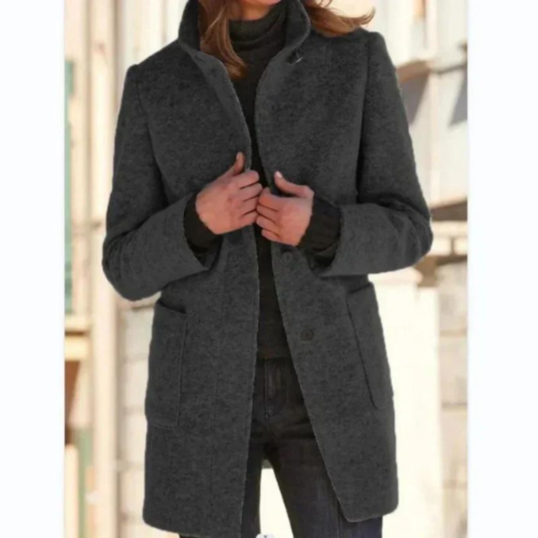Genesis | Women's Winter Button Down Down Coat | Casual