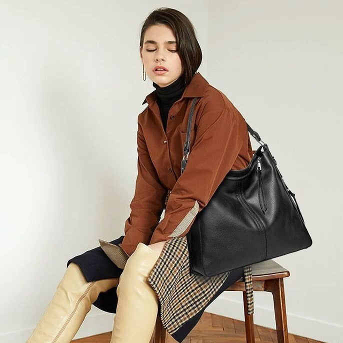 Leather Tote Bag | Spacious Design | Perfect for Work or Travel | Durable and Elegant