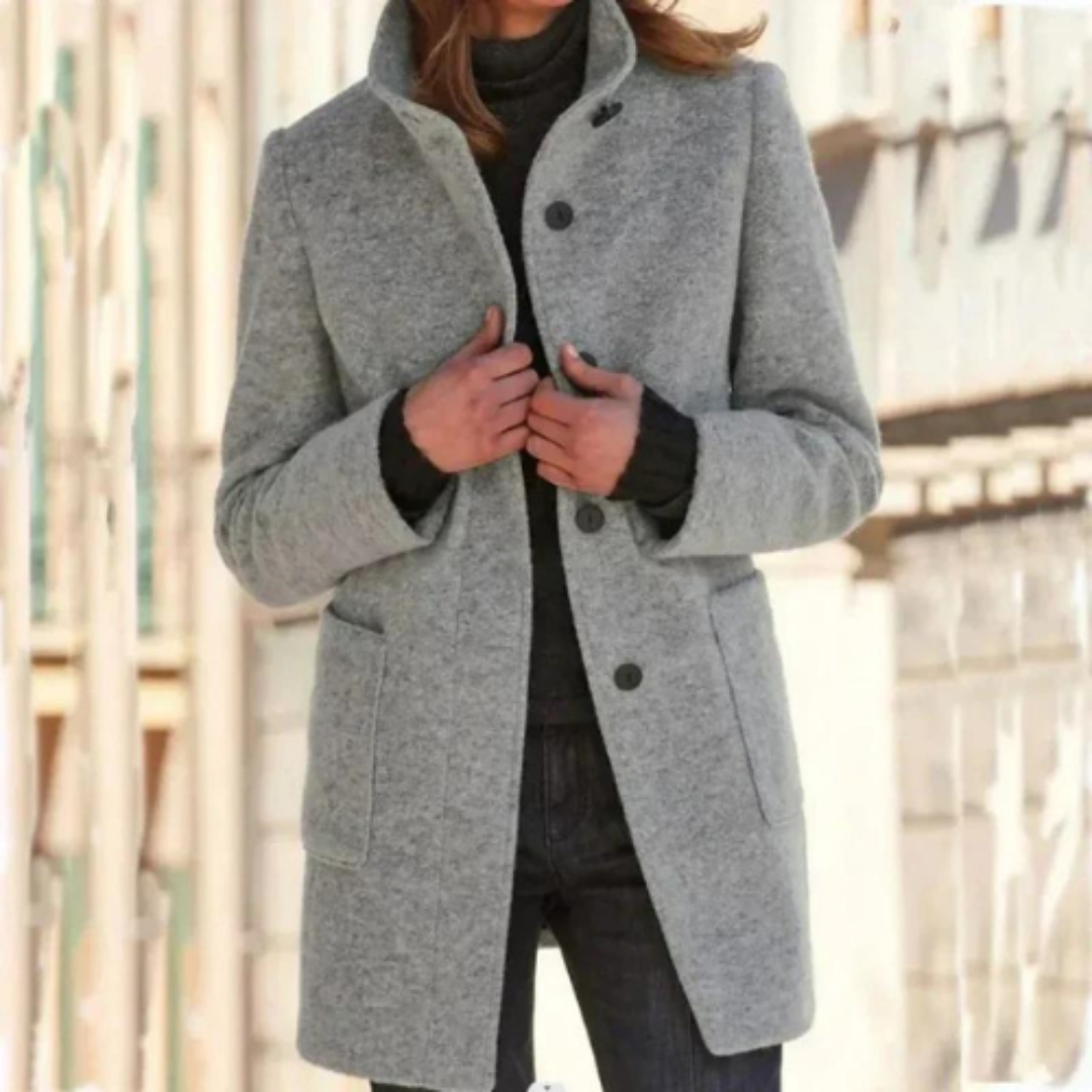 Genesis | Women's Winter Button Down Down Coat | Casual