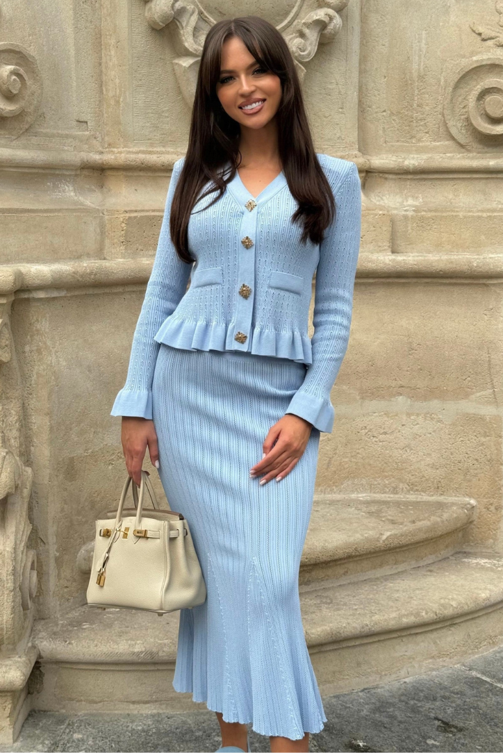 Viola Set | Elegant Blue Design | Perfect for Any Occasion | Comfortable Fabric