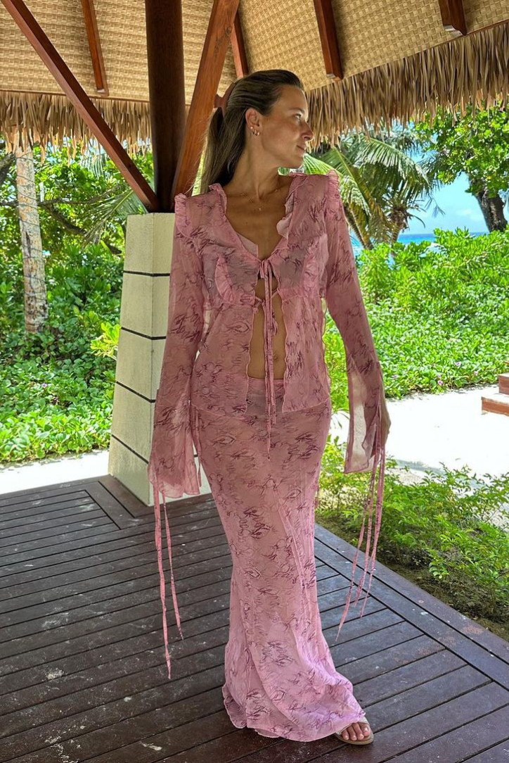 Pink Sharlene Set | Elegant Design | Perfect for Special Occasions | Comfortable Fabric