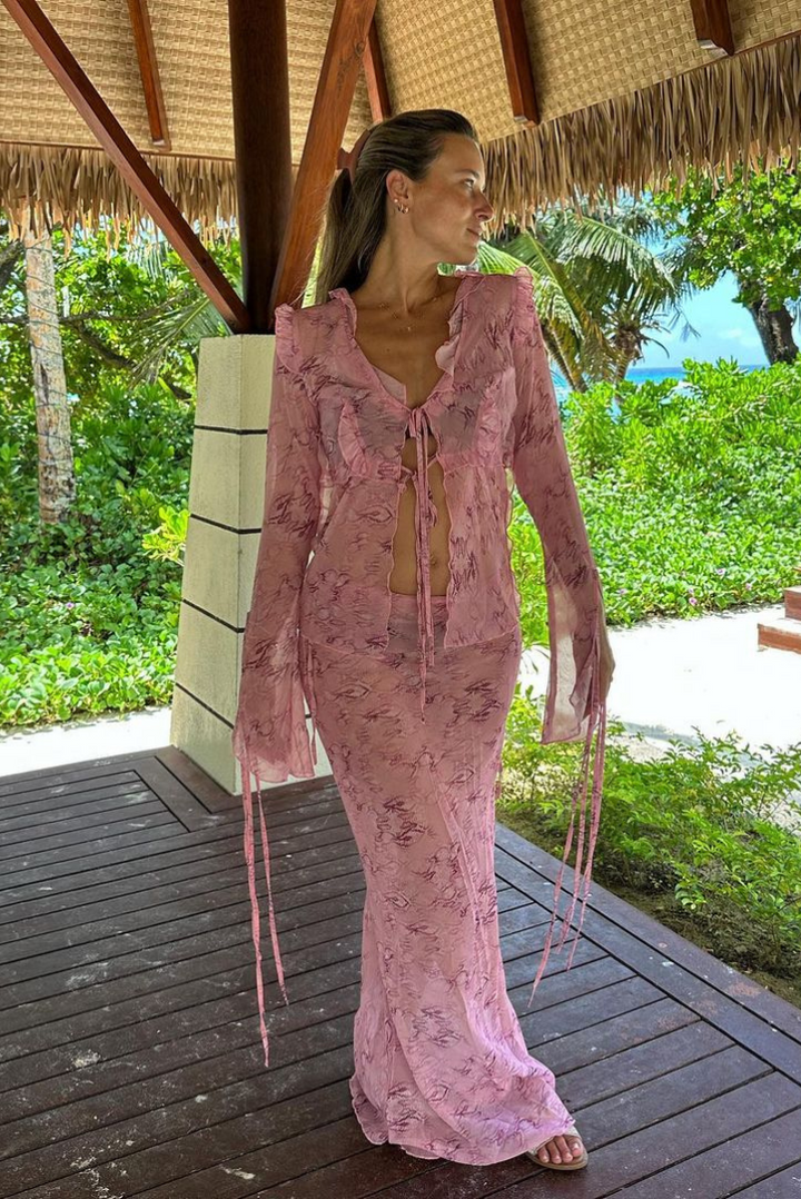 Pink Sharlene Set | Elegant Design | Perfect for Special Occasions | Comfortable Fabric