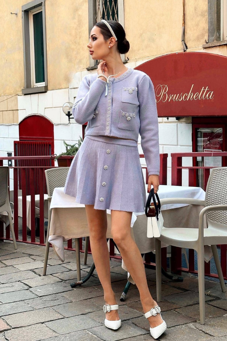 Mini Set | Soft Lilac Color | Perfect for Casual Outings | Comfortable and Versatile Design