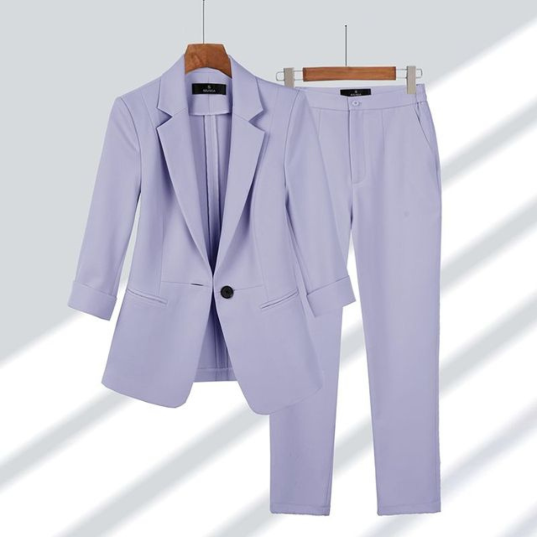 Women's Formal Office Set | Elegant Two-Piece Design | Perfect for Professional Settings | Versatile and Comfortable
