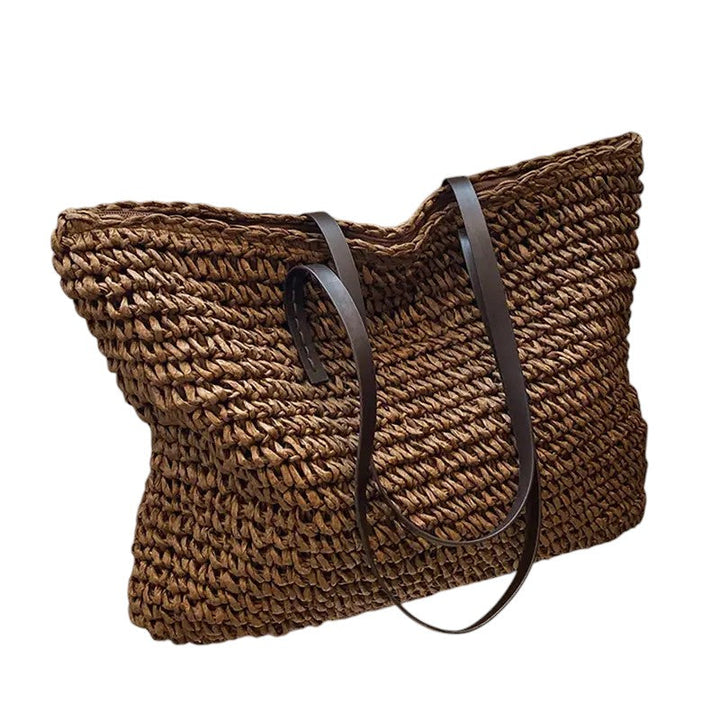 Woven Tote Bag | Spacious Design | Perfect for Shopping or Beach Days | Durable Fabric