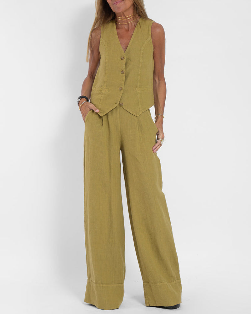 Women's Casual Two-Piece Set | Lightweight and Breathable | Perfect for Summer Outings and Relaxation