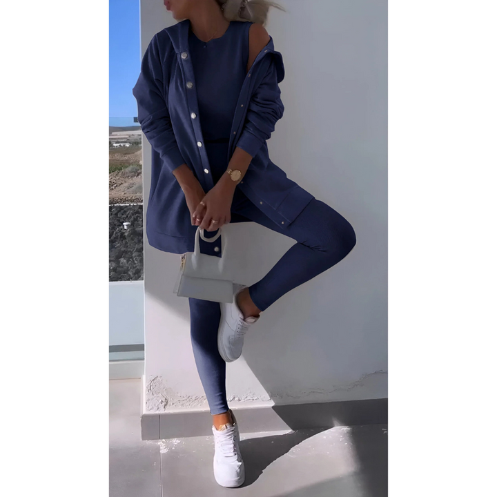 Stylish three-piece lounge set for women | Modern